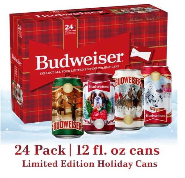 Budweiser Holiday Edition - 24 Pack of 12 oz Cans